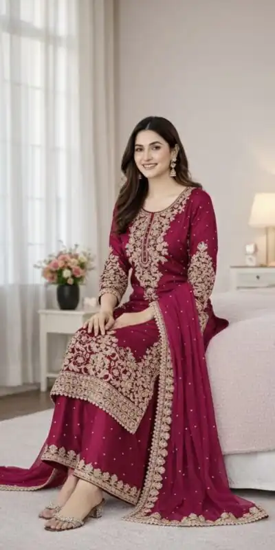 SSR 535 Pink Color in Organza Silk Embroidery Work Salwar Suit . Available at ₹2399 only. Delivery 4-6 Working Days. Shop now. | Jump Suits, Tops & Bottoms, Track Suits, Salwar suit, Casual Suits, Creative suits, Designer Suits, Palazzo Suits, Party Wear Suits, Patiala Suits, Straight Suits, Trendy Wear