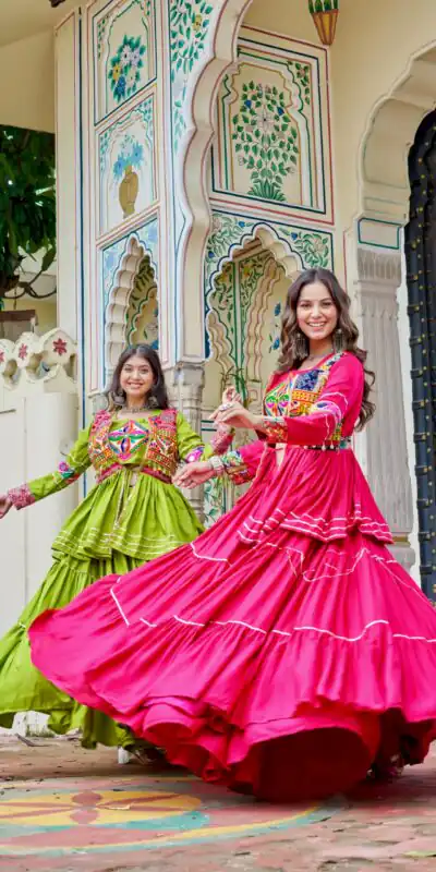 Ram 120 Pink in Pure Cotton Mirror Work & Gamthi Work Lehenga Choli . Exclusive Offer ₹3049. Delivery 4-6 Working Days. Shop now. | Lehenga, Bollywood Lehenga, Creative Lehenga, Designer Lehenga, Embroidered Lehenga, Party Wear Lehenga