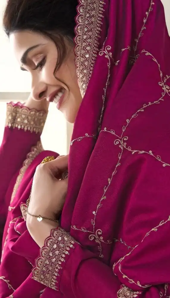 DS V 67741 Pink Silk Georgette Salwar Suit with Embroidery Work. Available at ₹2549 only. Delivery 4-6 Working Days. Shop now. | Jump Suits, Tops & Bottoms, Track Suits, Salwar suit, Casual Suits, Creative suits, Designer Suits, Palazzo Suits, Party Wear Suits, Patiala Suits, Straight Suits, Trendy Wear