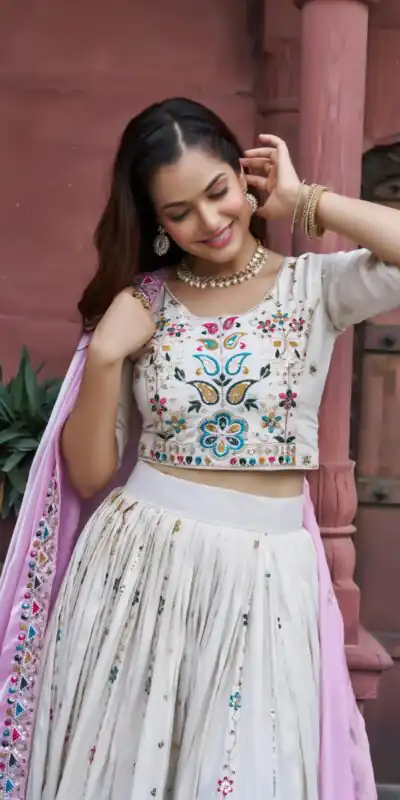 Ram 144 Pink in Pure Tissue silk Embroidery Work Lehenga Choli . Available at ₹3349 only. Delivery 4-6 Working Days. Shop now. | Lehenga, Bollywood Lehenga, Creative Lehenga, Designer Lehenga, Embroidered Lehenga, Party Wear Lehenga