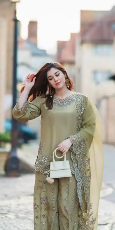 SSR 517 Pista French Crap Silk Salwar Suit with Embroidery Work. Introductory Price ₹2099. Delivery 4-6 Working Days. Shop now. | Casual Suits, Jump Suits, Tops & Bottoms, Track Suits, Salwar suit, Creative suits, Designer Suits, Palazzo Suits, Party Wear Suits, Patiala Suits, Straight Suits, Trendy Wear