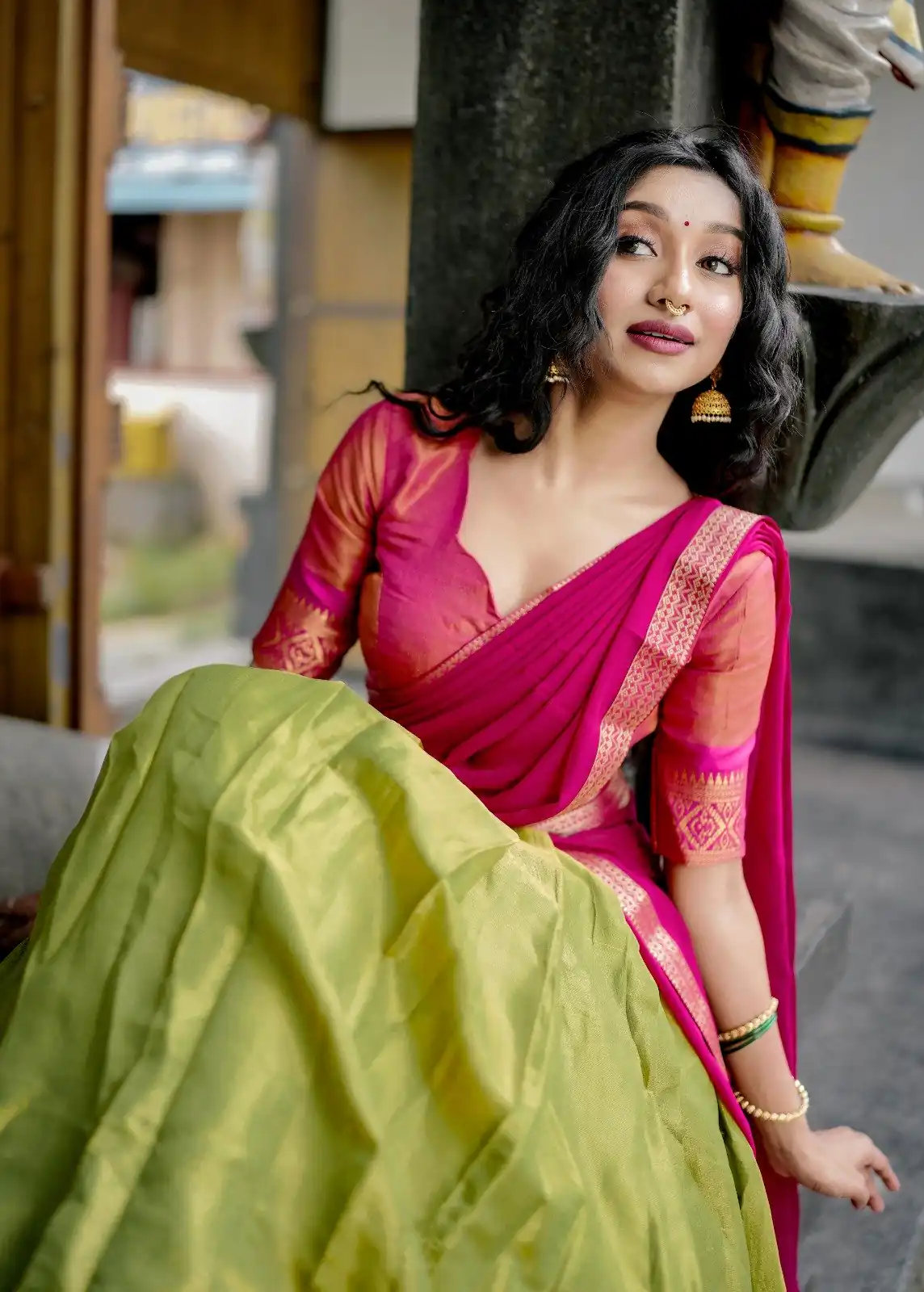 LNB 2001 Pista Color Peaceful Kanchipuram Zari Weaving Lehenga Choli Wedding, Festive, Events Expected Delivery 4-6 Working Days@2199/- Only | Lehenga, Bollywood Lehenga, Creative Lehenga, Designer Lehenga, Embroidered Lehenga, Party Wear Lehenga