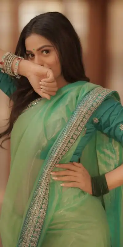 JR 657 Pista with Sequins Work & Embroidery Work Twill Net Saree . Exclusive Offer ₹1599. Delivery 4-6 Working Days. Shop now. | Sarees, Bollywood Sarees, Creative Sarees, Designer Sarees, Embroidered Sarees, Ethnic Saree, Modern Digital sarees, Party Wear Sarees