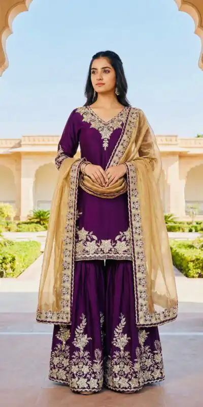 SRK 5244 Purple in Chinon Silk Lace Work & Embroidery Work Salwar Suit . Special Price ₹2399. Delivery 4-6 Working Days. Shop now. | Jump Suits, Tops & Bottoms, Track Suits, Salwar suit, Casual Suits, Creative suits, Designer Suits, Palazzo Suits, Party Wear Suits, Patiala Suits, Straight Suits, Trendy Wear