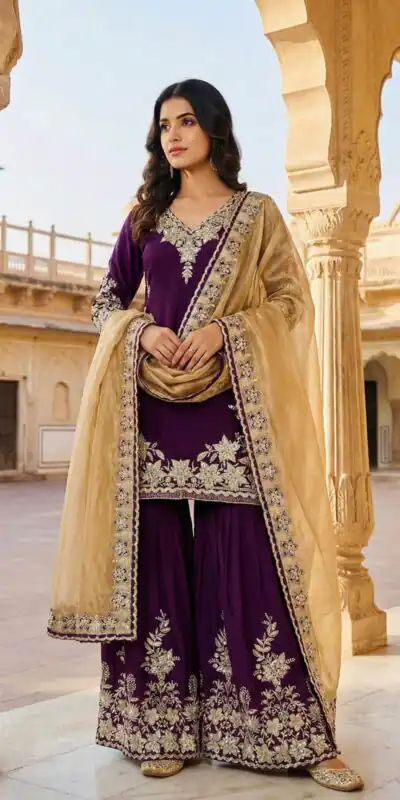 SRK 5244 Purple in Chinon Silk Lace Work & Embroidery Work Salwar Suit . Special Price ₹2399. Delivery 4-6 Working Days. Shop now. | Jump Suits, Tops & Bottoms, Track Suits, Salwar suit, Casual Suits, Creative suits, Designer Suits, Palazzo Suits, Party Wear Suits, Patiala Suits, Straight Suits, Trendy Wear