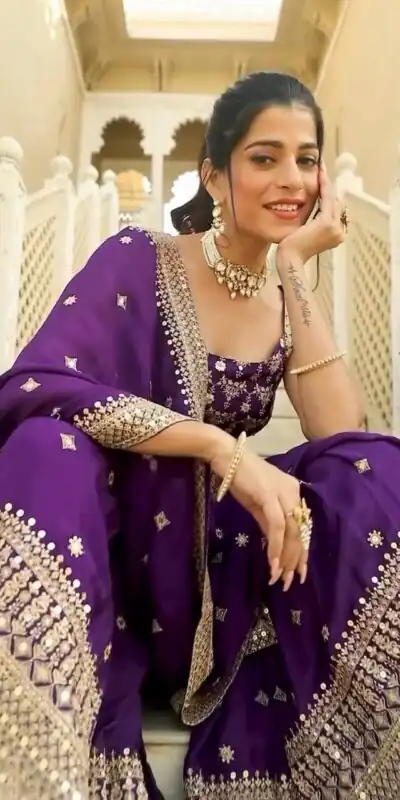 RTC 5892 Purple Faux Georgette Salwar Suit Perfect for Wedding, Party, Durga Puja, Mehendi, Baby Shower – . Festive Deal ₹2549. Delivery 4-6 Working D | Casual Suits, Jump Suits, Tops & Bottoms, Track Suits, Salwar suit, Creative suits, Designer Suits, Palazzo Suits, Party Wear Suits, Patiala Suits, Straight Suits, Trendy Wear