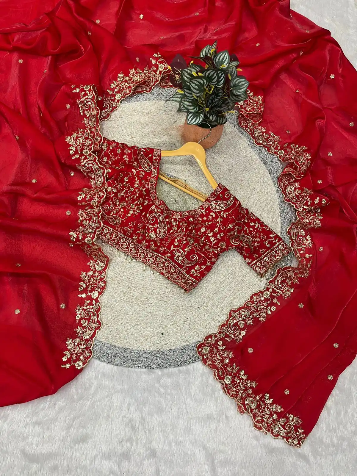 BT 3151 Red Fandy Satin Silk Saree with Sequins Work & Embroidery Work. Get it for ₹1949. Delivery 4-6 Working Days. Shop now. | Sarees, Bollywood Sarees, Creative Sarees, Designer Sarees, Embroidered Sarees, Ethnic Saree, Modern Digital sarees, Party Wear Sarees