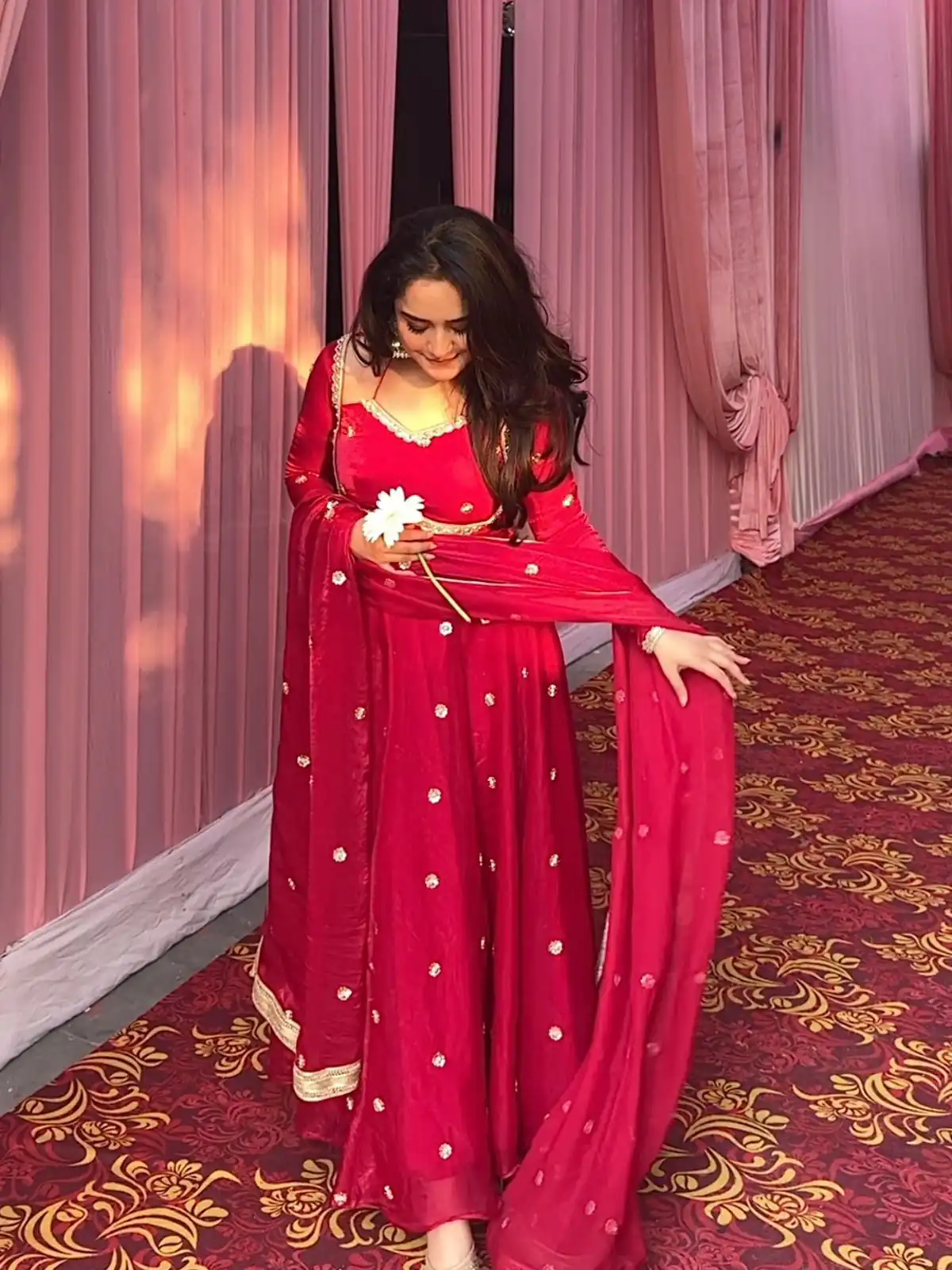 RTC 5936 Red Fendy Silk Salwar Suit with Lace Work. Wedding, Party, Festive, Events Exclusive Offer ₹2149. Delivery 4-6 Working Days. Shop now. | Casual Suits, Jump Suits, Tops & Bottoms, Track Suits, Salwar suit, Creative suits, Designer Suits, Palazzo Suits, Party Wear Suits, Patiala Suits, Straight Suits, Trendy Wear