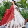 Ram 102 Red Color Pure Tissue silk Lehenga Choli with Embroidery Work. Grab it for ₹3249. Delivery 4-6 Working Days. Shop now. | Lehenga, Bollywood Lehenga, Creative Lehenga, Designer Lehenga, Embroidered Lehenga, Party Wear Lehenga