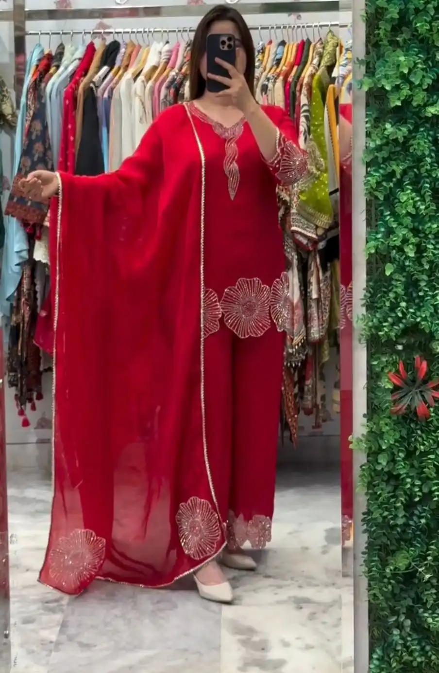 LG 2048 Red in Rangoli Bead Work Salwar Suit . Wedding, Party, Festive, Events, Best Price ₹2049. Delivery 4-6 Working Days. Shop now. | Casual Suits, Jump Suits, Tops & Bottoms, Track Suits, Salwar suit, Creative suits, Designer Suits, Palazzo Suits, Party Wear Suits, Patiala Suits, Straight Suits, Trendy Wear