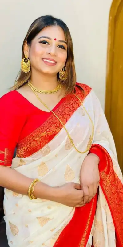 KPR 126 Red in Red Soft Lichi Silk Designer Work Saree . Wedding, Party, Festive, Events, Affordable Price ₹1499. Delivery 4-6 Working Days. Shop now. | Sarees, Bollywood Sarees, Creative Sarees, Designer Sarees, Embroidered Sarees, Ethnic Saree, Modern Digital sarees, Party Wear Sarees