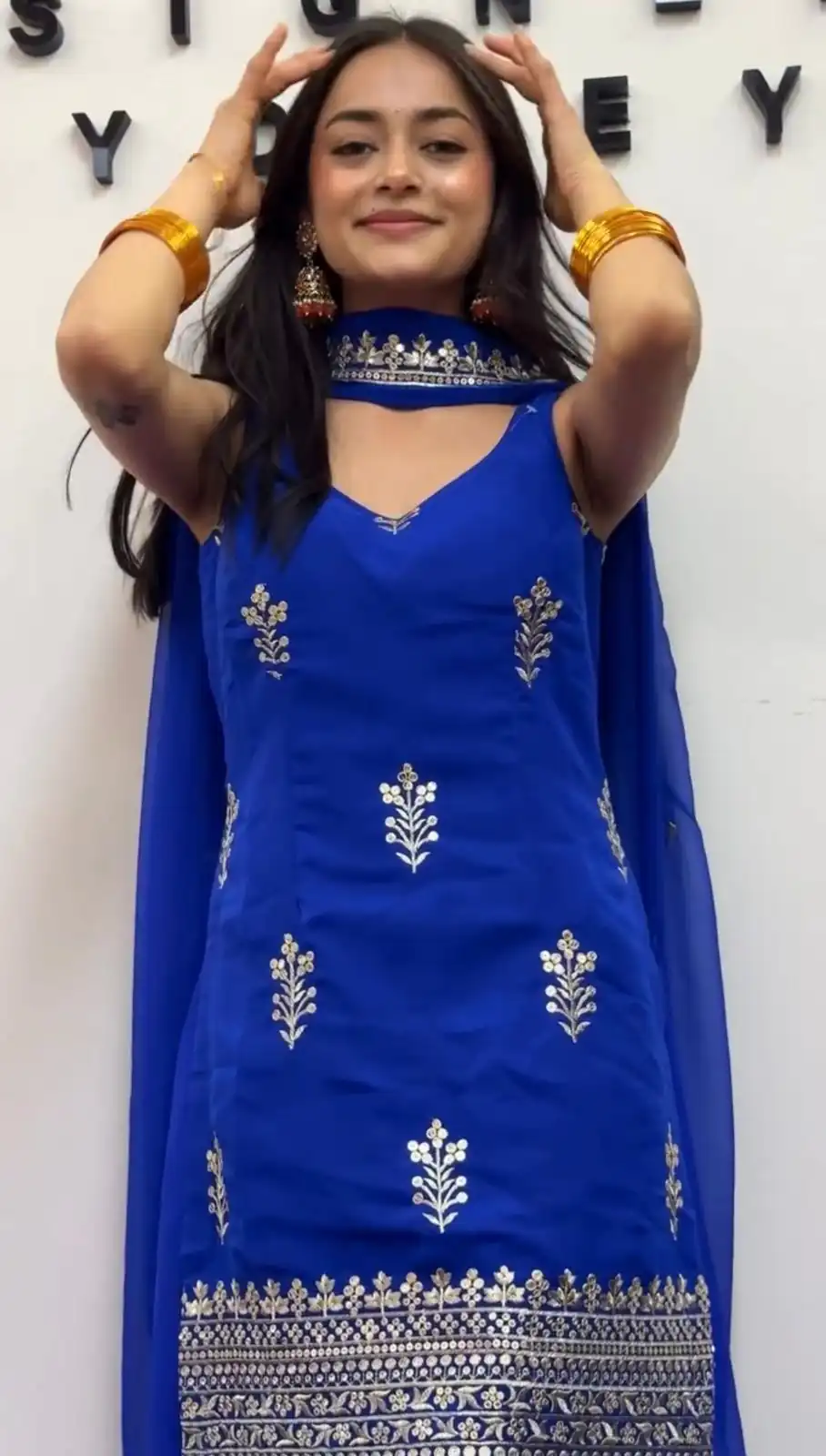RTC 5944 Royal Blue in Royal Blue Foux Gorgette. Lace Work Salwar Suit Affordable Price ₹1999. Delivery 4-6 Working Days. Shop now. | Jump Suits, Tops & Bottoms, Track Suits, Salwar suit, Casual Suits, Creative suits, Designer Suits, Palazzo Suits, Party Wear Suits, Patiala Suits, Straight Suits, Trendy Wear