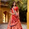 LNB 1252 Rust Dola Silk Lehenga Choli Perfect for Wedding, Party, Raksha Bandhan, Engagement, Onam – . Now at just ₹2449. Delivery 4-6 Working Days. | Lehenga, Bollywood Lehenga, Creative Lehenga, Designer Lehenga, Embroidered Lehenga, Party Wear Lehenga