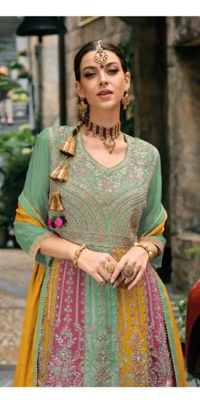 DS Ebaa 1608 Sea Green Chinon Salwar Suit Perfect for Wedding, Party, Diwali, Eid, Cultural Events – . Exclusive Offer ₹2999. Delivery 4-6 Working Days. | Casual Suits, Jump Suits, Tops & Bottoms, Track Suits, Salwar suit, Creative suits, Designer Suits, Palazzo Suits, Party Wear Suits, Patiala Suits, Straight Suits, Trendy Wear