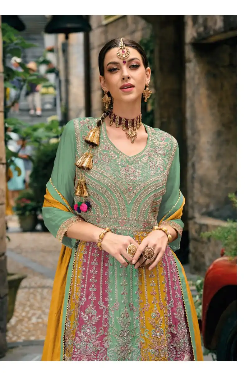 FC 1608 Sea Green in Color Chinon Embroidery Work & Lace Work Salwar Suit . Best Price ₹3099. Delivery 4-6 Working Days. Shop now. | Casual Suits, Jump Suits, Tops & Bottoms, Track Suits, Salwar suit, Creative suits, Designer Suits, Palazzo Suits, Party Wear Suits, Patiala Suits, Straight Suits, Trendy Wear