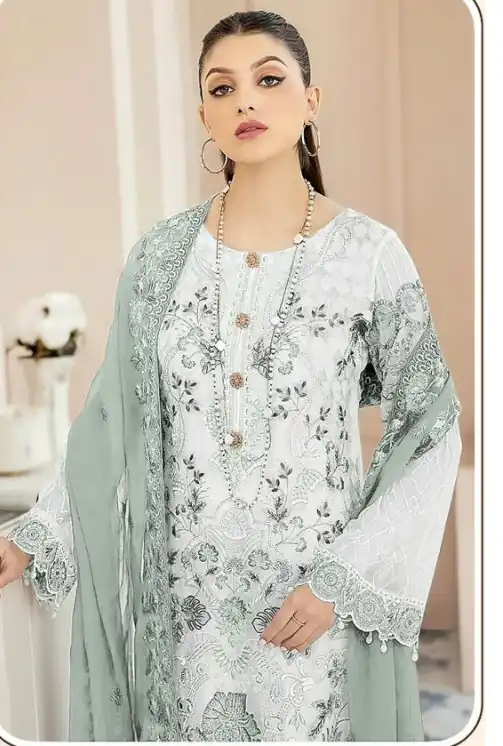 DS SF 123 Sea Green Georgette Salwar Suit Perfect for Wedding, Party, Family Gatherings, Lohri, Mehendi – . Now at just ₹1949. Delivery 4-6 Working Days. | Casual Suits, Jump Suits, Tops & Bottoms, Track Suits, Salwar suit, Creative suits, Designer Suits, Palazzo Suits, Party Wear Suits, Patiala Suits, Straight Suits, Trendy Wear