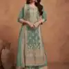 FC 1125 Sea Green Vichitra Salwar Suit with Embroidery Work & Lace Work. Available at ₹3049 only. Delivery 4-6 Working Days. Shop now. | Casual Suits, Jump Suits, Tops & Bottoms, Track Suits, Salwar suit, Creative suits, Designer Suits, Palazzo Suits, Party Wear Suits, Patiala Suits, Straight Suits, Trendy Wear
