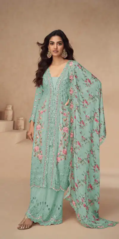 FC 10154 Sea Green Color Vichitra Salwar Suit with Embroidery Work. Special Price ₹3349. Delivery 4-6 Working Days. Shop now. | Casual Suits, Jump Suits, Tops & Bottoms, Track Suits, Salwar suit, Creative suits, Designer Suits, Palazzo Suits, Party Wear Suits, Patiala Suits, Straight Suits, Trendy Wear