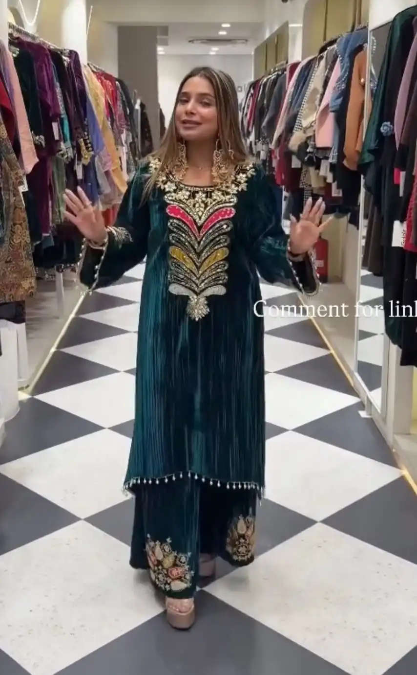 ST 1149 Teal in 9000 Velvet Lace Work & Embroidery Work Salwar Suit . Affordable Price ₹2029. Delivery 4-6 Working Days. Shop now. | Jump Suits, Tops & Bottoms, Track Suits, Salwar suit, Casual Suits, Creative suits, Designer Suits, Palazzo Suits, Party Wear Suits, Patiala Suits, Straight Suits, Trendy Wear