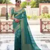 KPR 232 Teal Soft Lichi Silk Saree Perfect for Wedding, Party, Anniversary, Sangeet, Baby Shower – . Now at just ₹1399. Delivery 4-6 Working Days. Shop n | Sarees, Bollywood Sarees, Creative Sarees, Designer Sarees, Embroidered Sarees, Ethnic Saree, Modern Digital sarees, Party Wear Sarees