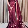 MS 458 Wine Color in Dola Silk Lace Border & Sequins Work Saree . Affordable Price ₹1349. Delivery 4-6 Working Days. Shop now. | Sarees, Bollywood Sarees, Creative Sarees, Designer Sarees, Embroidered Sarees, Ethnic Saree, Modern Digital sarees, Party Wear Sarees