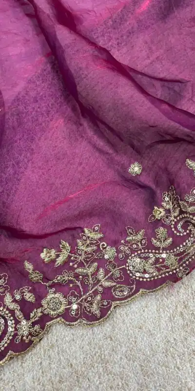 BT 3151 Wine Fandy Satin Silk Saree with Sequins Work & Embroidery Work. Get it for ₹1949. Delivery 4-6 Working Days. Shop now. | Sarees, Bollywood Sarees, Creative Sarees, Designer Sarees, Embroidered Sarees, Ethnic Saree, Modern Digital sarees, Party Wear Sarees