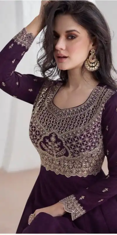 FC Saroj 9943 Wine Vichitra Salwar Suit with Embroidery Work & Lace Work. Special Price ₹3049. Delivery 4-6 Working Days. Shop now. | Casual Suits, Jump Suits, Tops & Bottoms, Track Suits, Salwar suit, Creative suits, Designer Suits, Palazzo Suits, Party Wear Suits, Patiala Suits, Straight Suits, Trendy Wear