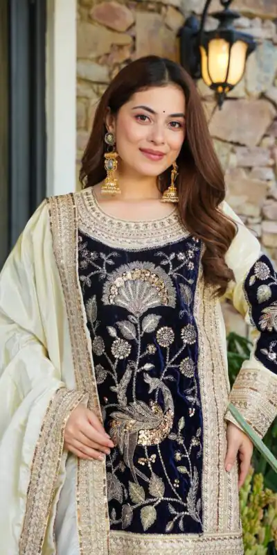 AD 221 Black in Glass Organza Silk. Lace Work & Embroidery Work Salwar Suit Affordable Price ₹2599. Delivery 4-6 Working Days. Shop now. | Jump Suits, Salwar suit, Casual Suits, Creative suits, Designer Suits, Palazzo Suits, Party Wear Suits, Patiala Suits, Straight Suits