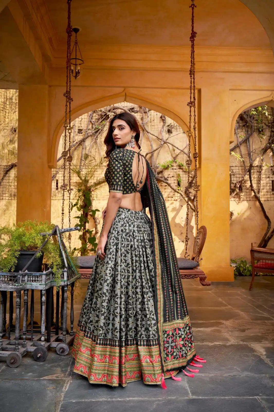 LNB 1201 Black Tasar Silk Lehenga Choli Perfect for Wedding, Party, Traditional Day, Sangeet, Housewarming – . Introductory Price ₹2499. Delivery 4- | Lehenga, Bollywood Lehenga, Creative Lehenga, Designer Lehenga, Embroidered Lehenga, Party Wear Lehenga