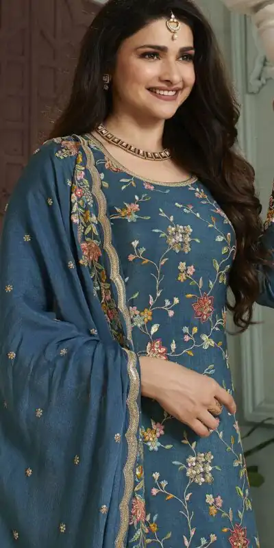 FC AVANTI 66301 Blue Chinon Salwar Suit Perfect for Wedding, Party, Traditional Day, Durga Puja, Makar Sankranti – . Get it for ₹3049. Delivery 4-6 Wor | Jump Suits, Salwar suit, Casual Suits, Creative suits, Designer Suits, Palazzo Suits, Party Wear Suits, Patiala Suits, Straight Suits