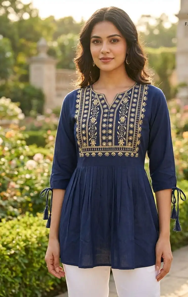 INLI Charmi vol 5 Blue Rayon Thread Work Kurti . Wedding, Party, Festive, Events Affordable Price ₹1349. Delivery 4-6 Working Days. Shop now. | Kurti, Bollywood Kurti, Creative Kurtis, Designer Kurti, Party Wear Kurti, Selfie Kurti