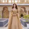 Ram 160 Chiku Color Crunchy Lehenga Choli with Embroidery Work. Online Festive Deal ₹3199. Delivery 4-6 Working Days. Shop now. | Lehenga, Bollywood Lehenga, Creative Lehenga, Designer Lehenga, Embroidered Lehenga, Party Wear Lehenga