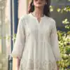 INLI Adaa 7.0 Cream in Rayon Cut Work & Embroidery Work Kurti . Introductory Price ₹1349. Delivery 4-6 Working Days. Shop now. | Kurti, Bollywood Kurti, Creative Kurtis, Designer Kurti, Party Wear Kurti, Selfie Kurti