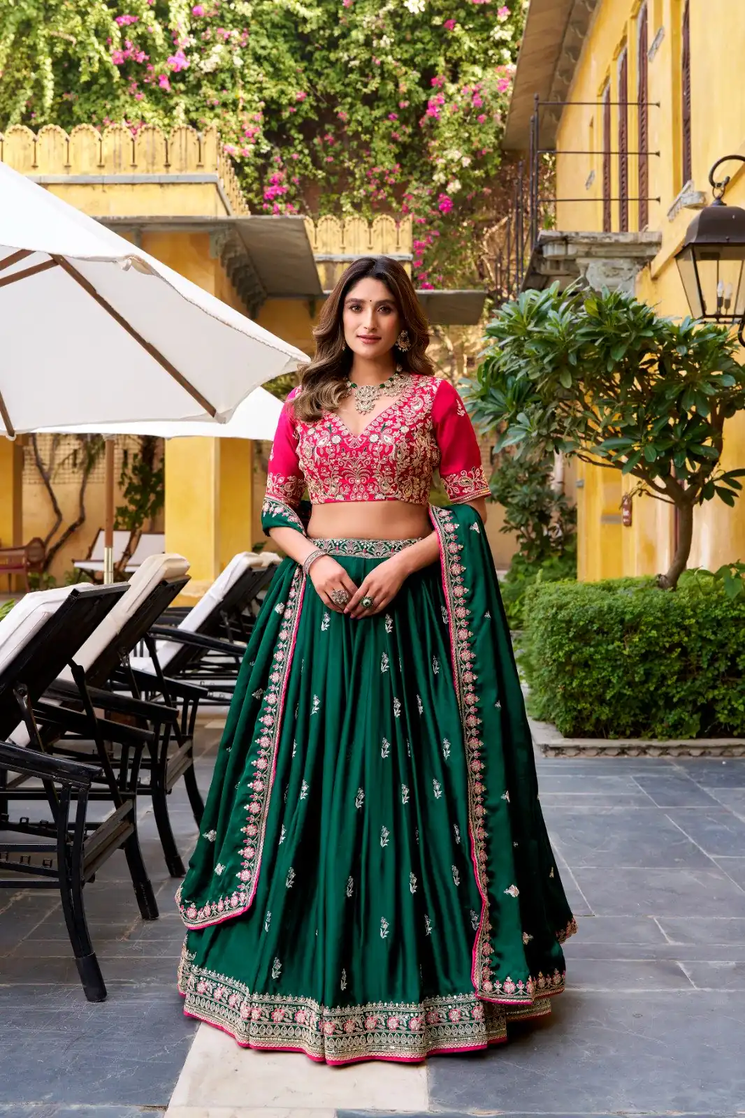 LNB 1449 Green in Silk Satin Embroidery Work & Sequins Work Lehenga Choli . Now at just ₹3749. Delivery 4-6 Working Days. Shop now. | Lehenga, Bollywood Lehenga, Creative Lehenga, Designer Lehenga, Embroidered Lehenga, Party Wear Lehenga