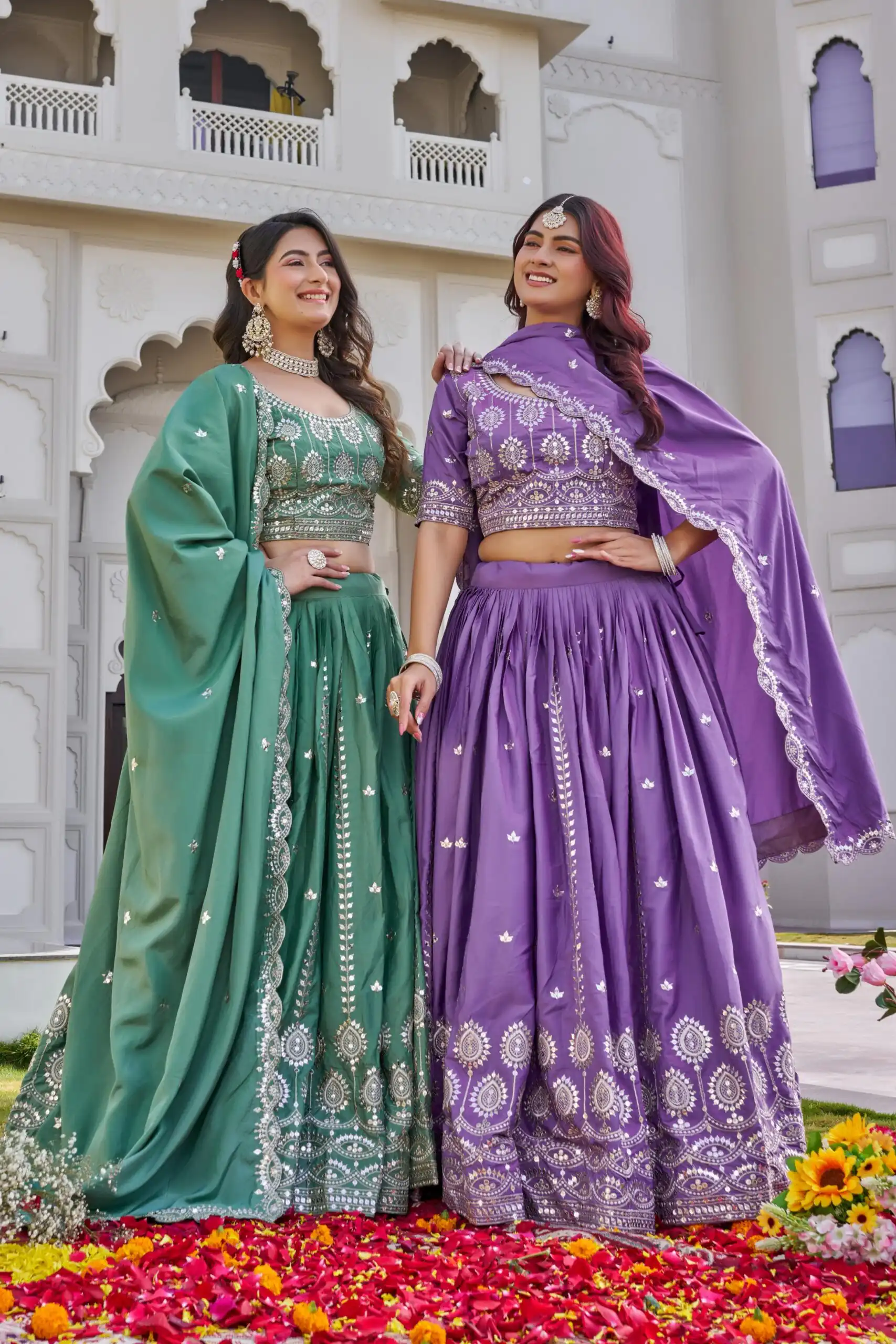 Ram 154 Lavender Color Crap Silk Lehenga Choli with Embroidery Work. Now at just ₹2549. Delivery 4-6 Working Days. Shop now. | Lehenga, Bollywood Lehenga, Creative Lehenga, Designer Lehenga, Embroidered Lehenga, Party Wear Lehenga
