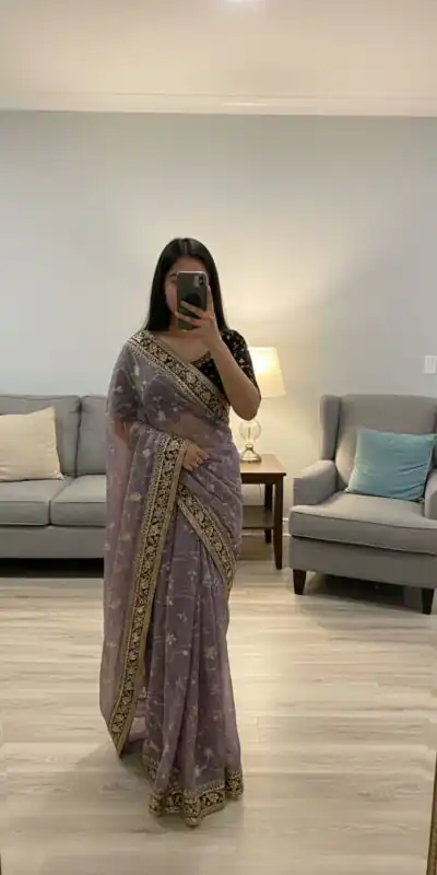 NC 5534 Lavender Moss Silk Saree Perfect for Wedding, Party, Ganesh Chaturthi, Karwa Chauth, Haldi – . Introductory Price ₹2049. Delivery 4-6 Working Days. | Sarees, Bollywood Sarees, Creative Sarees, Designer Sarees, Embroidered Sarees, Ethnic Saree, Modern Digital sarees, Party Wear Sarees