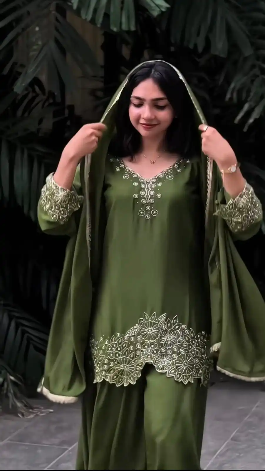 VLM 281 Mahendi in Chinon Silk Embroidery Work & Lace Work Salwar Suit . Special Price ₹1899. Delivery 4-6 Working Days. Shop now. | Jump Suits, Salwar suit, Casual Suits, Creative suits, Designer Suits, Palazzo Suits, Party Wear Suits, Patiala Suits, Straight Suits