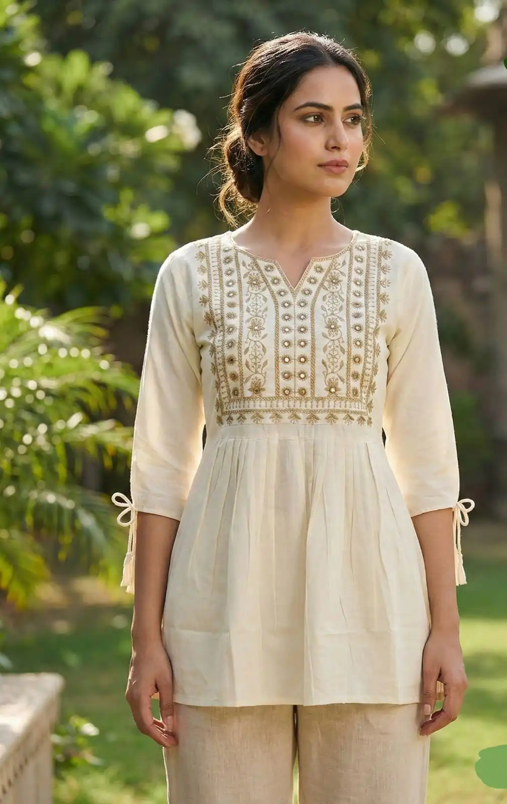 INLI Charmi vol 5 Off White Rayon Thread Work Kurti . Wedding, Party, Festive, Events Affordable Price ₹1349. Delivery 4-6 Working Days. Shop now. | Kurti, Bollywood Kurti, Creative Kurtis, Designer Kurti, Party Wear Kurti, Selfie Kurti