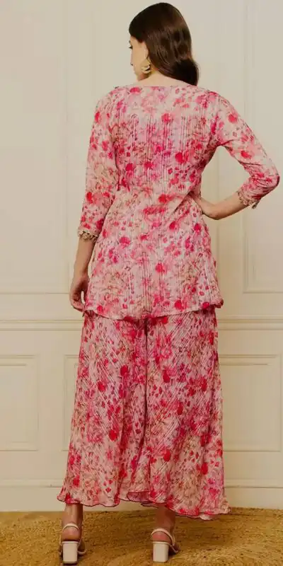 ST 191 Pink Dhamal Jari Salwar Suit with Digital Print & Mirror Work. Available at ₹1699 only. Delivery 4-6 Working Days. Shop now. | Jump Suits, Salwar suit, Casual Suits, Creative suits, Designer Suits, Palazzo Suits, Party Wear Suits, Patiala Suits, Straight Suits