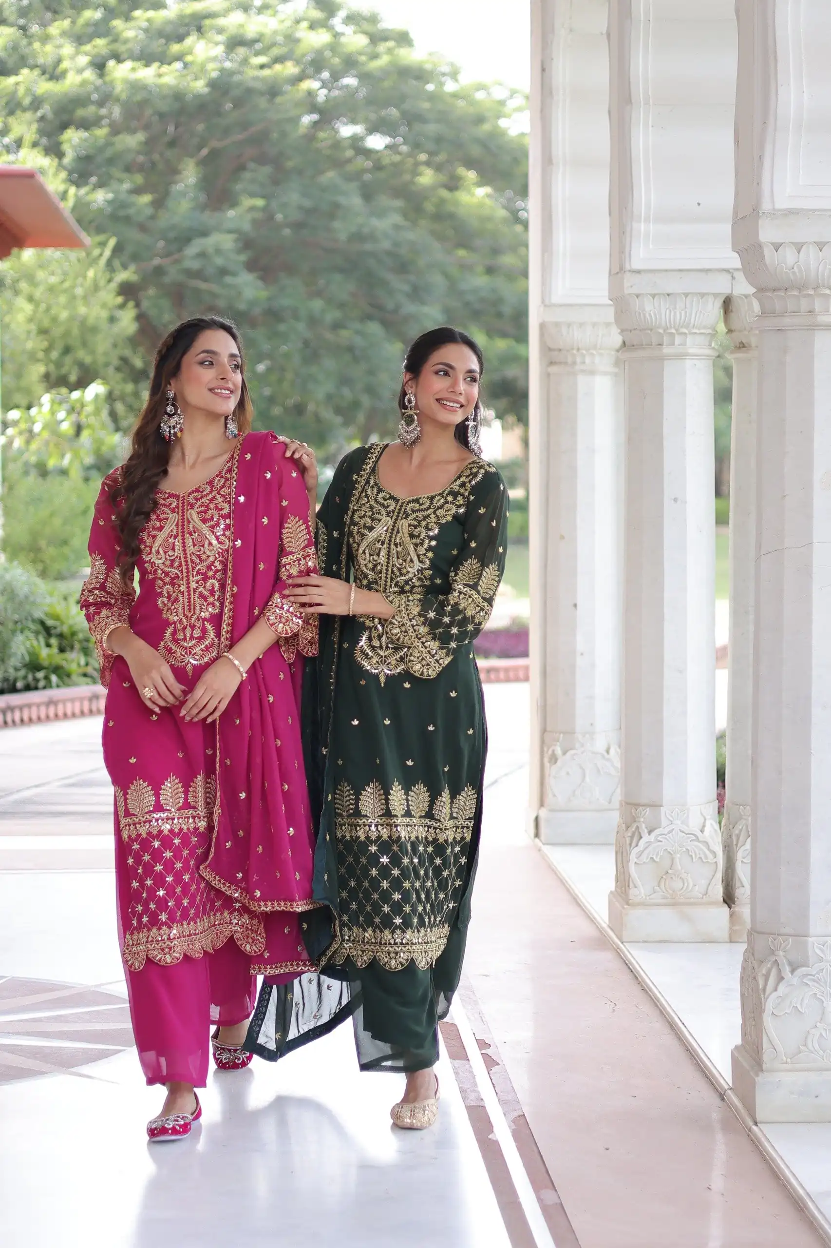 KA 1219 Pink Faux Blooming Salwar SuitPerfect for Wedding, Party, Pongal, Baisakhi, Housewarming – . Now at just ₹2149. Delivery 4-6 Working Days. | Jump Suits, Salwar suit, Casual Suits, Creative suits, Designer Suits, Palazzo Suits, Party Wear Suits, Patiala Suits, Straight Suits