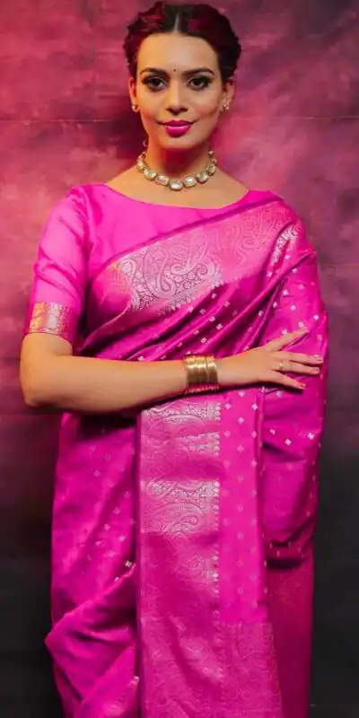 KPR 218 Pink in Soft Lichi Silk Lace Border & Lace Work Saree . Exclusive Offer ₹1349. Delivery 4-6 Working Days. Shop now. | Sarees, Bollywood Sarees, Creative Sarees, Designer Sarees, Embroidered Sarees, Ethnic Saree, Modern Digital sarees, Party Wear Sarees