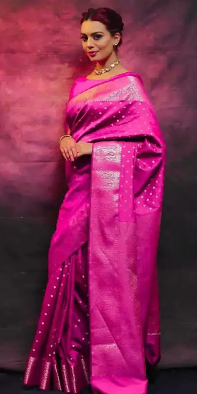 KPR 218 Pink in Soft Lichi Silk Lace Border & Lace Work Saree . Exclusive Offer ₹1349. Delivery 4-6 Working Days. Shop now. | Sarees, Bollywood Sarees, Creative Sarees, Designer Sarees, Embroidered Sarees, Ethnic Saree, Modern Digital sarees, Party Wear Sarees