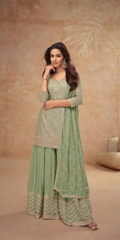 FC 7518 Pista Chinon Salwar Suit Perfect for Wedding, Party, Diwali, Durga Puja, Temple Visit – . Festive Deal ₹3099. Delivery 4-6 Working Days. | Jump Suits, Tops & Bottoms, Track Suits, Salwar suit, Casual Suits, Creative suits, Designer Suits, Palazzo Suits, Party Wear Suits, Patiala Suits, Straight Suits, Trendy Wear