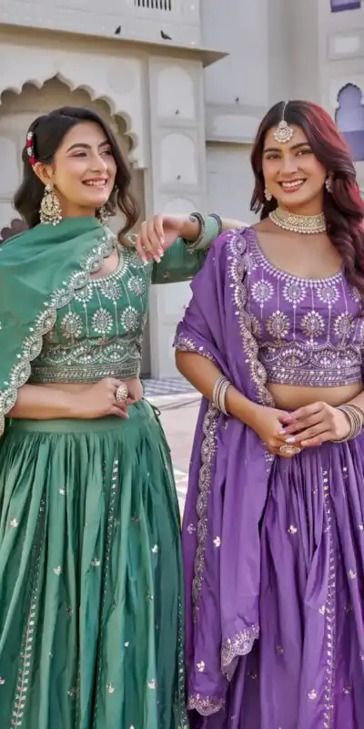 Ram 154 Pista Color Crap Silk Lehenga Choli with Embroidery Work. Now at just ₹2549. Delivery 4-6 Working Days. Shop now. | Lehenga, Bollywood Lehenga, Creative Lehenga, Designer Lehenga, Embroidered Lehenga, Party Wear Lehenga