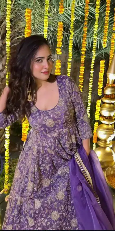 NF 1268 Purple Crunchy Silk Salwar Suit Perfect for Wedding, Party, Onam, Housewarming, Karwa Chauth – . Get it for ₹3249. Delivery 4-6 Working Days. | Anarkali Suits, Bollywood Anarkali, Creative-Anarkali, Designer Anarkali, Embroidered Anarkali, Party Wear Anarkali