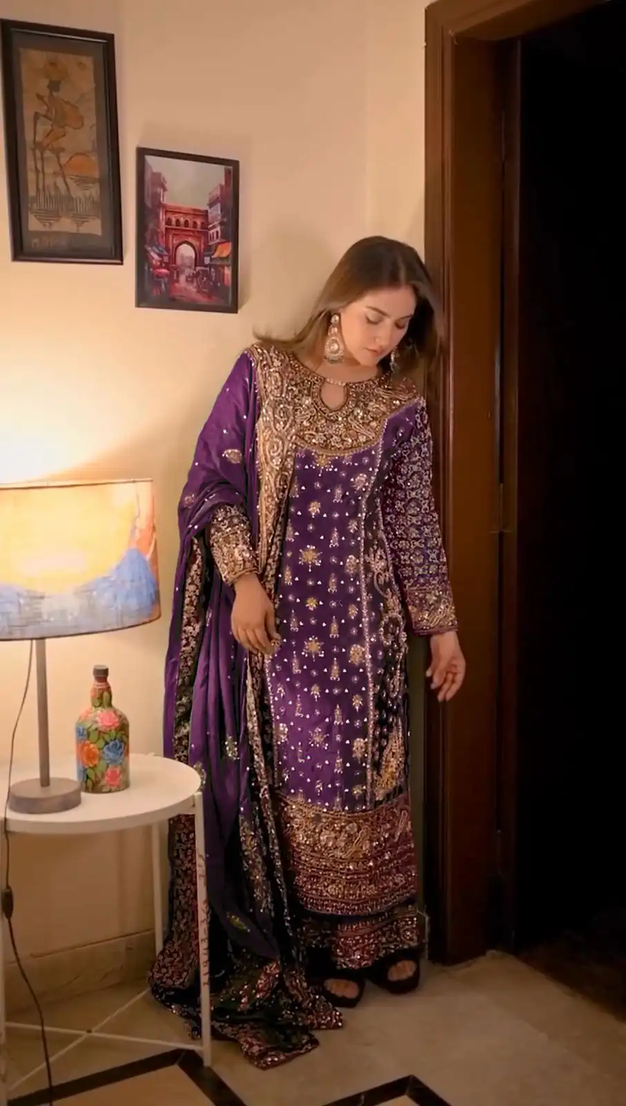 NSR 879 Purple Faux Georgette Salwar Suit with Embroidery Work. Available at ₹2399 only. Delivery 4-6 Working Days. Shop now. | Jump Suits, Tops & Bottoms, Track Suits, Salwar suit, Casual Suits, Creative suits, Designer Suits, Palazzo Suits, Party Wear Suits, Patiala Suits, Straight Suits, Trendy Wear
