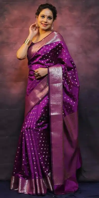 KPR 218 Purple in Soft Lichi Silk Lace Border & Lace Work Saree . Exclusive Offer ₹1349. Delivery 4-6 Working Days. Shop now. | Sarees, Bollywood Sarees, Creative Sarees, Designer Sarees, Embroidered Sarees, Ethnic Saree, Modern Digital sarees, Party Wear Sarees