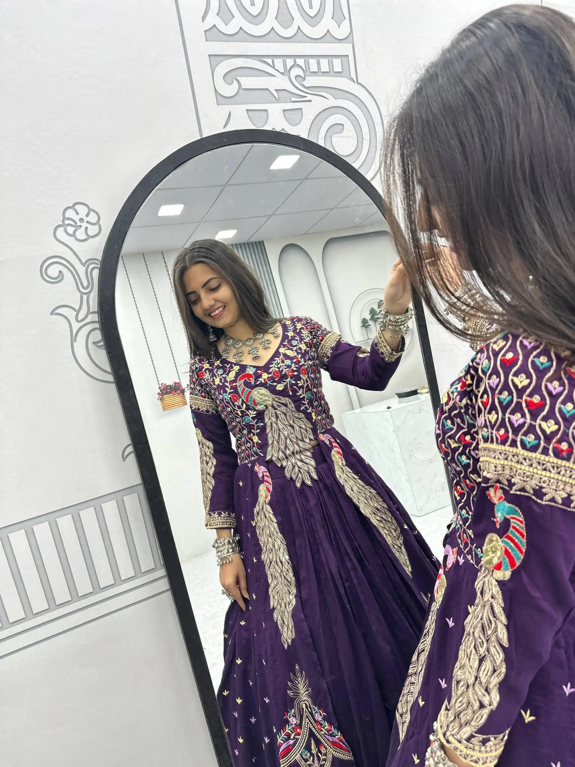 PC 528 Purple Color Vichitra Sequence Work Lehenga Choli Designer Work. Grab it for ₹2649. Delivery 4-6 Working Days. Shop now. | Lehenga, Bollywood Lehenga, Creative Lehenga, Designer Lehenga, Embroidered Lehenga, Party Wear Lehenga
