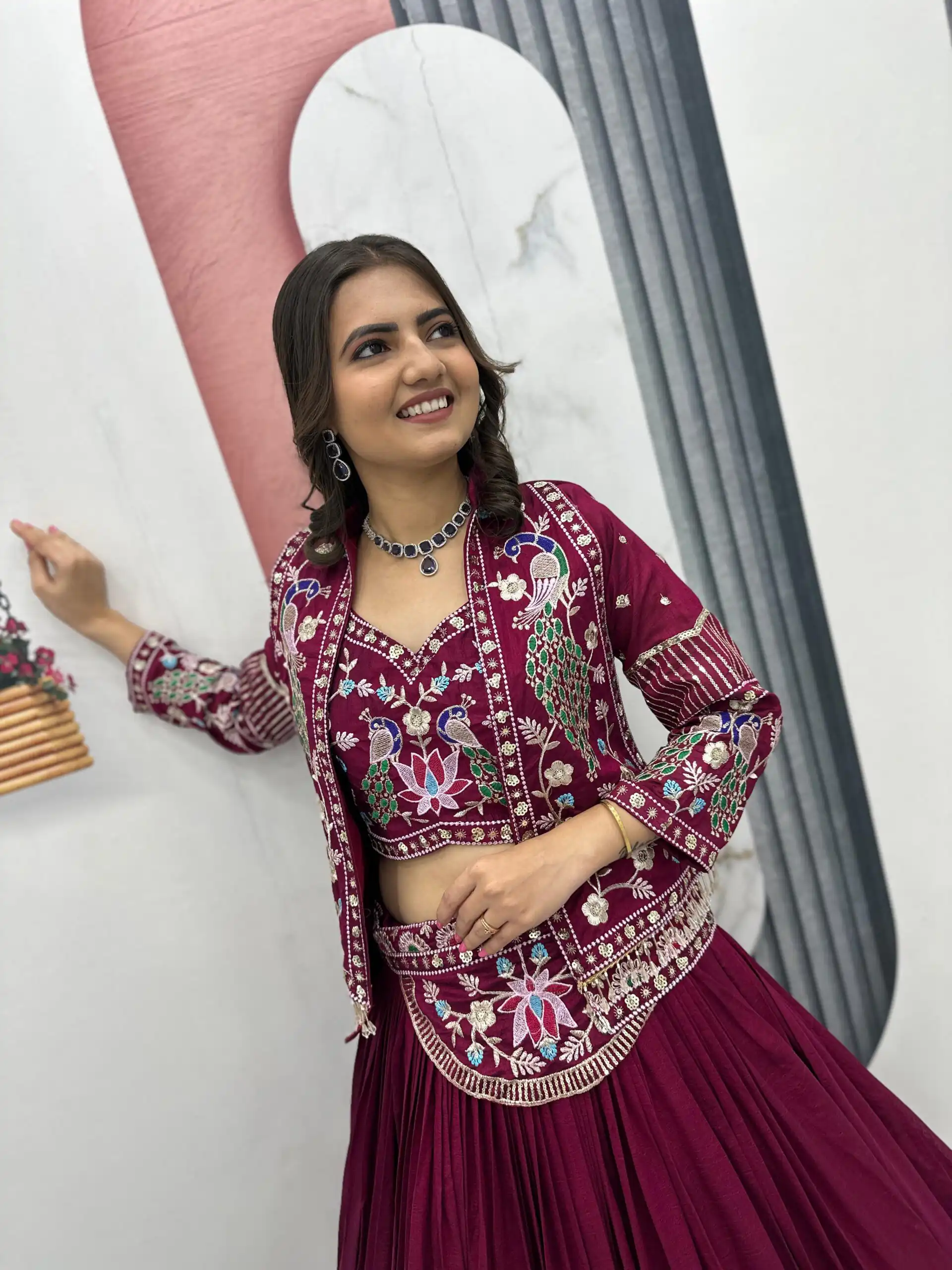 PC 559 Rani Pink Vichitra Silk Lehenga Choli. Perfect for Wedding, Party, Eid, Temple Visit, Mehendi – Affordable Price ₹3149. Delivery 4-6 Working Day | Lehenga, Bollywood Lehenga, Creative Lehenga, Designer Lehenga, Embroidered Lehenga, Party Wear Lehenga