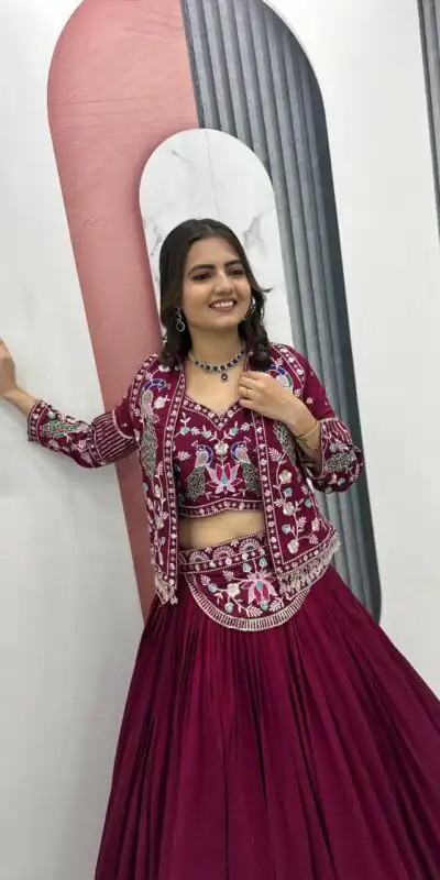 PC 559 Rani Pink Vichitra Silk Lehenga Choli. Perfect for Wedding, Party, Eid, Temple Visit, Mehendi – Affordable Price ₹3149. Delivery 4-6 Working Day | Lehenga, Bollywood Lehenga, Creative Lehenga, Designer Lehenga, Embroidered Lehenga, Party Wear Lehenga